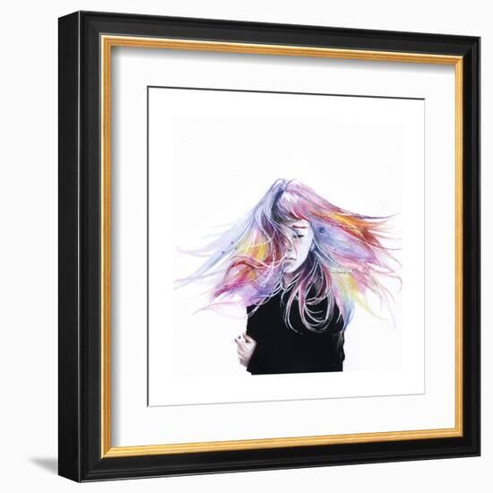 Little Girl-Agnes Cecile-Framed Art Print