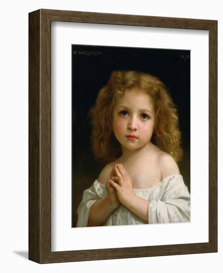 Little Girl-William Adolphe Bouguereau-Framed Giclee Print