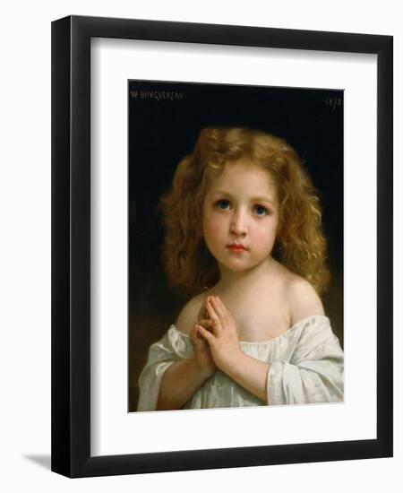 Little Girl-William Adolphe Bouguereau-Framed Giclee Print