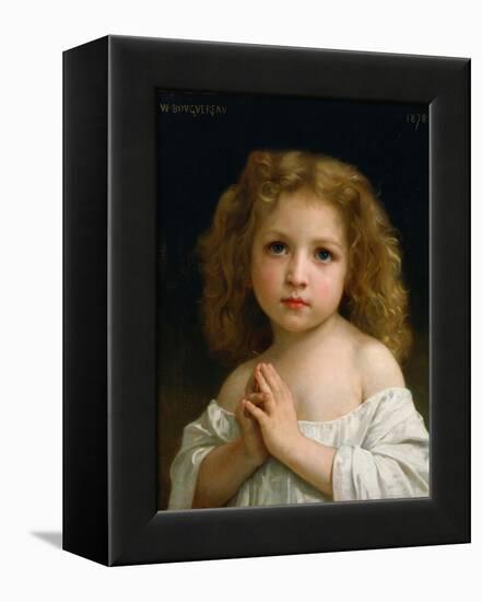 Little Girl-William Adolphe Bouguereau-Framed Premier Image Canvas