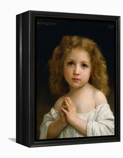 Little Girl-William Adolphe Bouguereau-Framed Premier Image Canvas