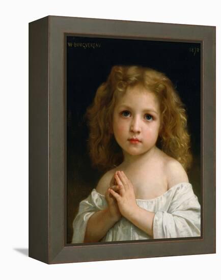 Little Girl-William Adolphe Bouguereau-Framed Premier Image Canvas