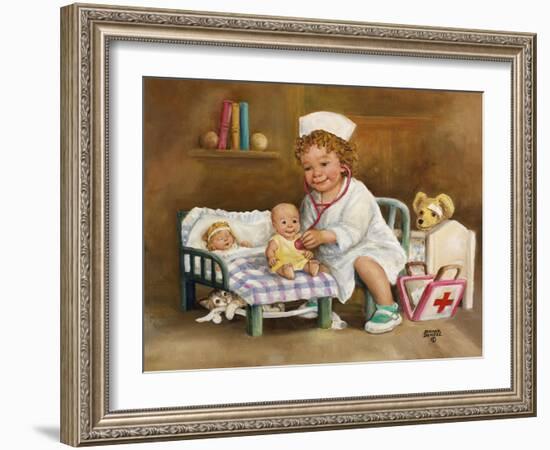 Little Girl-Dianne Dengel-Framed Giclee Print