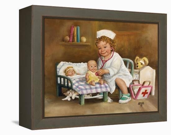 Little Girl-Dianne Dengel-Framed Premier Image Canvas