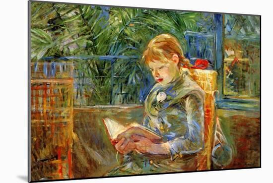 Little Girl-Berthe Morisot-Mounted Art Print