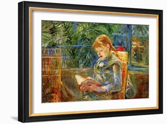 Little Girl-Berthe Morisot-Framed Art Print