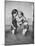 Little Girls Playing Together on a Beach-Lisa Larsen-Mounted Photographic Print