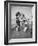 Little Girls Playing Together on a Beach-Lisa Larsen-Framed Photographic Print