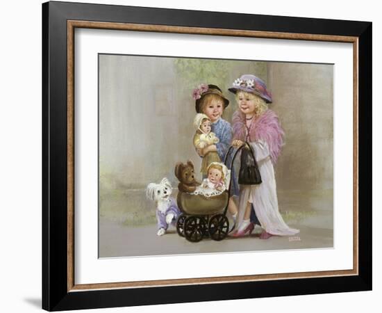 Little Girls-Dianne Dengel-Framed Giclee Print