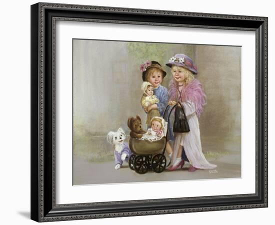 Little Girls-Dianne Dengel-Framed Giclee Print