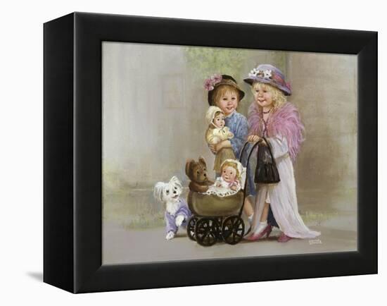 Little Girls-Dianne Dengel-Framed Premier Image Canvas