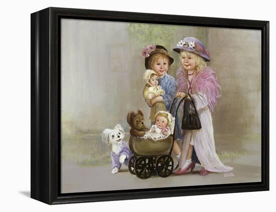 Little Girls-Dianne Dengel-Framed Premier Image Canvas