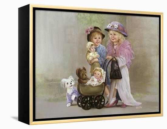 Little Girls-Dianne Dengel-Framed Premier Image Canvas