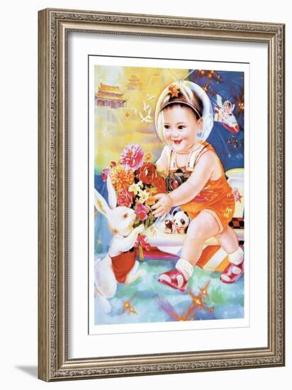Little Guest in the Moon Palace-null-Framed Art Print