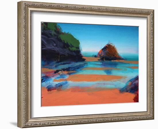 Little Haven (acrylic on canvas, 2021)-Paul Powis-Framed Giclee Print