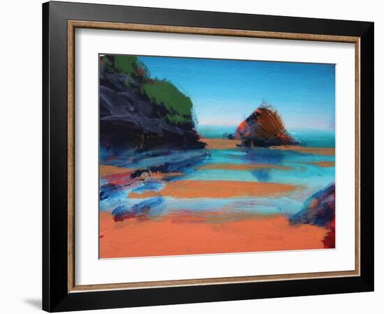 Little Haven (acrylic on canvas, 2021)-Paul Powis-Framed Giclee Print