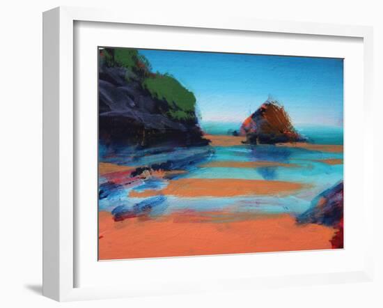 Little Haven (acrylic on canvas, 2021)-Paul Powis-Framed Giclee Print