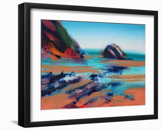 Little Haven II (acrylic on canvas, 2021)-Paul Powis-Framed Giclee Print