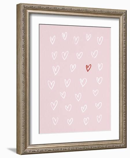 Little Hearts-Clara Wells-Framed Giclee Print