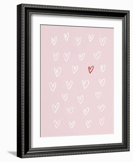 Little Hearts-Clara Wells-Framed Giclee Print