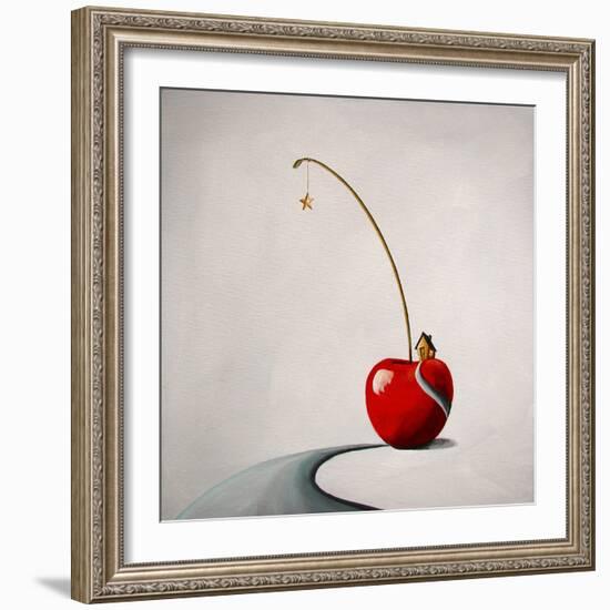 Little House on the Cherry-Cindy Thornton-Framed Art Print