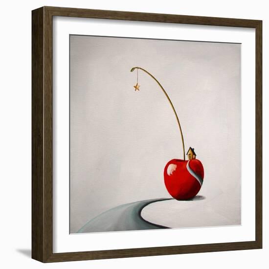 Little House on the Cherry-Cindy Thornton-Framed Art Print