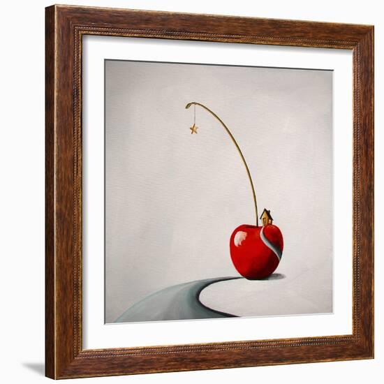 Little House on the Cherry-Cindy Thornton-Framed Art Print