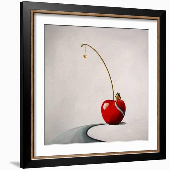 Little House on the Cherry-Cindy Thornton-Framed Art Print