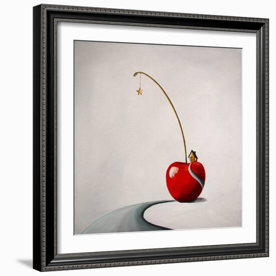 Little House on the Cherry-Cindy Thornton-Framed Art Print