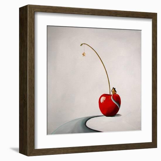 Little House on the Cherry-Cindy Thornton-Framed Art Print