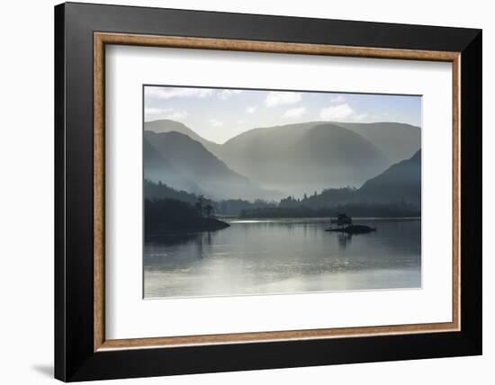 Little Island, Head of the Lake in November, Lake Ullswater-James Emmerson-Framed Photographic Print