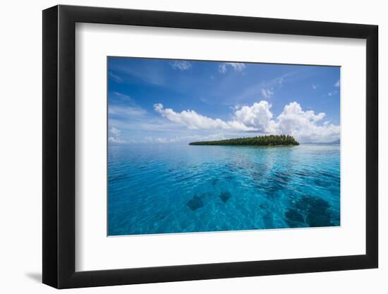 Little Islet in the Ant Atoll, Pohnpei, Micronesia-Michael Runkel-Framed Photographic Print