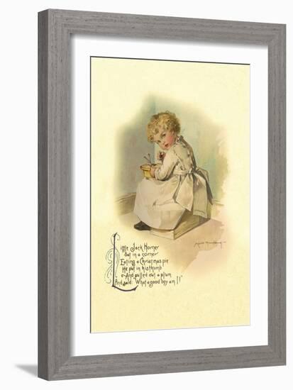 Little Jack Horner-Maud Humphrey-Framed Art Print