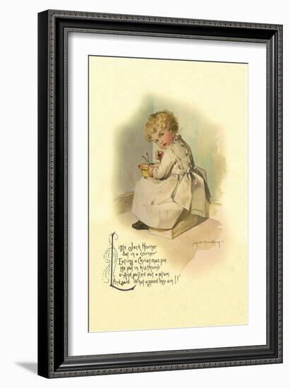 Little Jack Horner-Maud Humphrey-Framed Art Print