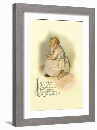 Little Jack Horner-Maud Humphrey-Framed Art Print