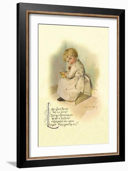 Little Jack Horner-Maud Humphrey-Framed Art Print