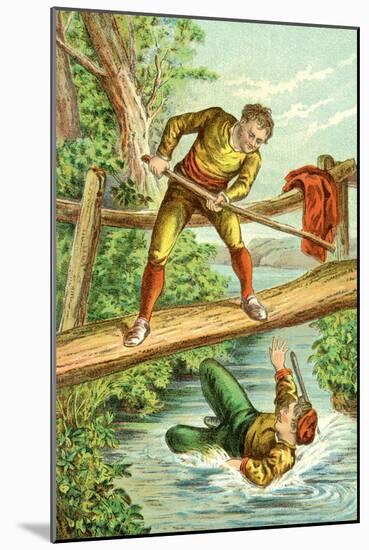 Little John and Robin Hood-null-Mounted Art Print