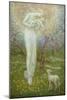 Little Lamb, who made thee?-Arthur Hughes-Mounted Giclee Print