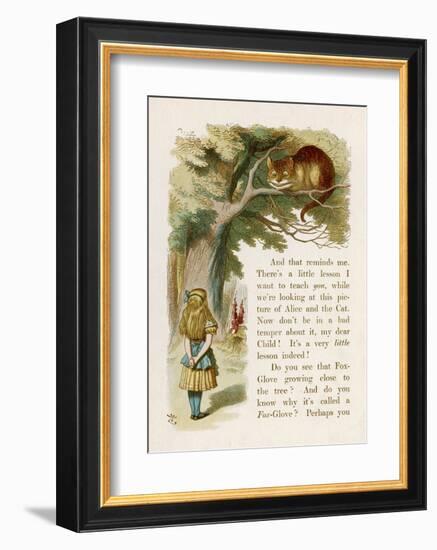 Little Lesson-null-Framed Art Print