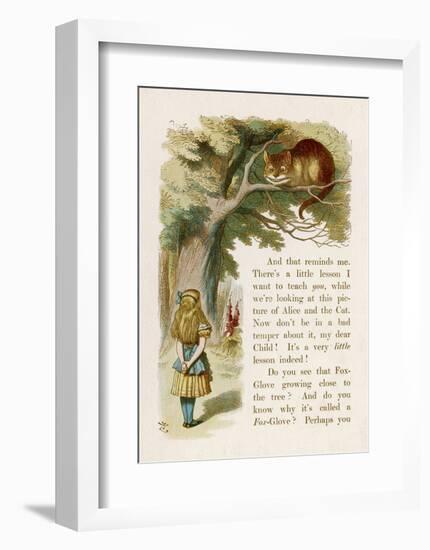 Little Lesson-null-Framed Art Print