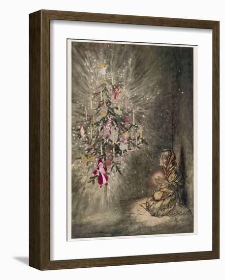 Little Match Girl-Arthur Rackham-Framed Photographic Print