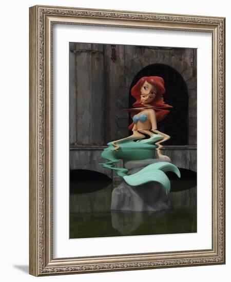 Little Mermage-Banksy-Framed Giclee Print