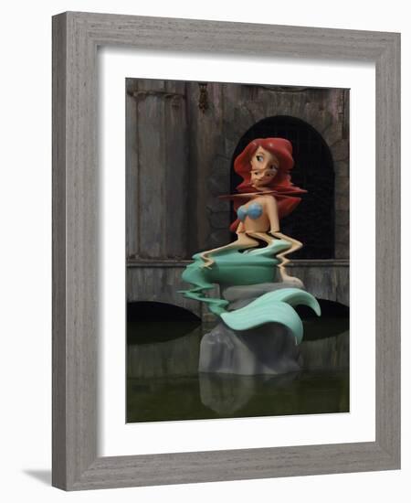 Little Mermage-Banksy-Framed Giclee Print