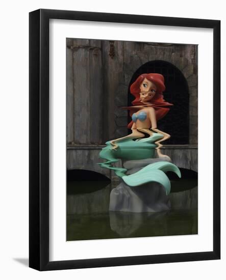 Little Mermage-Banksy-Framed Giclee Print