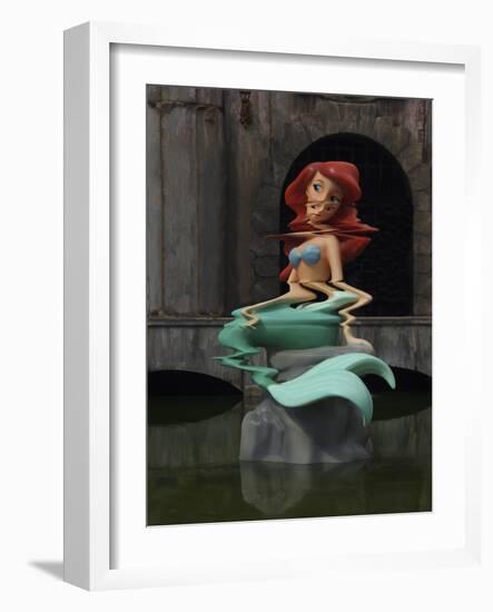 Little Mermage-Banksy-Framed Giclee Print