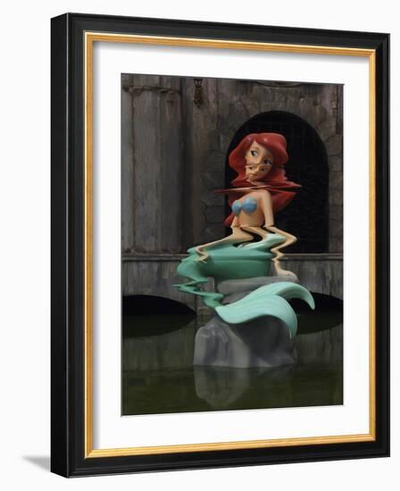 Little Mermage-Banksy-Framed Giclee Print