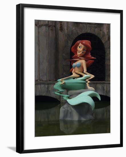 Little Mermage-Banksy-Framed Giclee Print