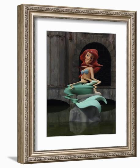 Little Mermage-Banksy-Framed Giclee Print