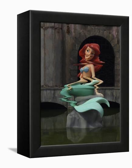 Little Mermage-Banksy-Framed Premier Image Canvas