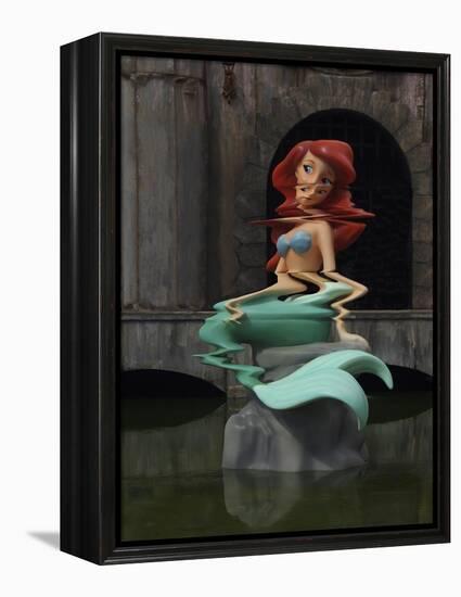 Little Mermage-Banksy-Framed Premier Image Canvas